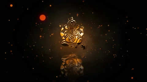 Lord ganapathi background, vinayaka wedding background Stock Footage 167557172