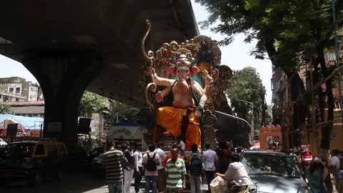 Lord Ganesh Stock Footage 79225065