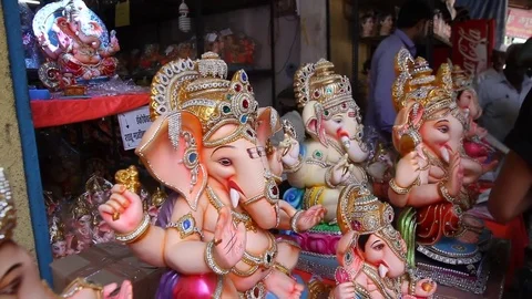 Lord Ganesh Stock Footage 79228051