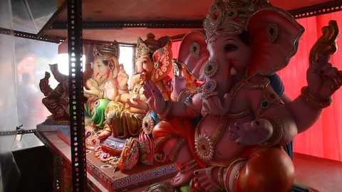 Lord Ganesh Stock Footage 79246132