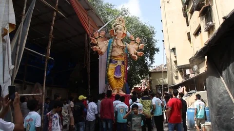 Lord Ganesh Stock Footage 79247133