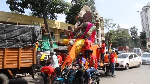 Lord Ganesh Stock Footage 79248526