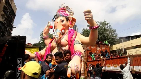 Lord Ganesh Stock Footage 79249052