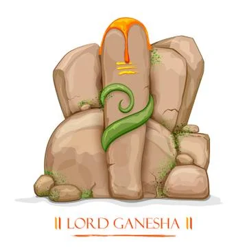 Lord Ganesha Stock Illustration