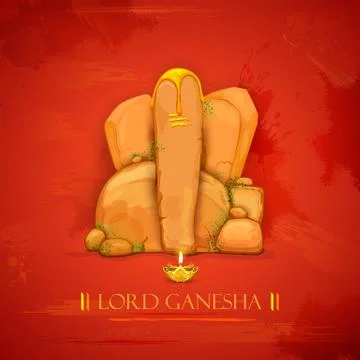Lord Ganesha Stock Illustration