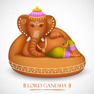 Lord Ganesha Stock Illustration