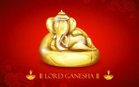 Lord Ganesha Stock Illustration