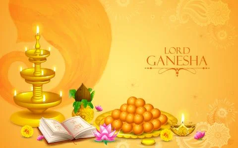 Lord Ganesha Stock Illustration