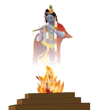 Lord krishna Stock Illustration