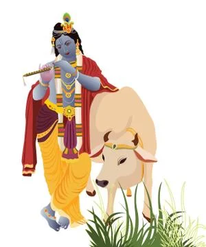 Lord krishna Stock Illustration