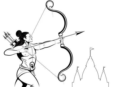 Lord Rama Stock Illustration
