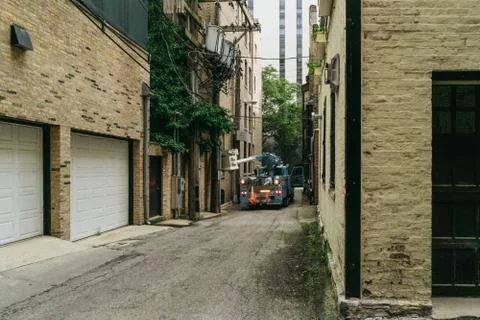 Lorri on a lane. Foto stock