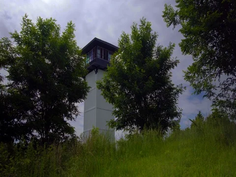 Lorton Prison Guard Tower Stock Footage 75817321