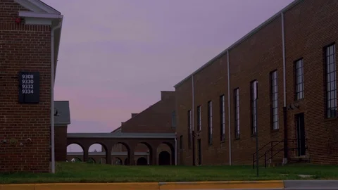 Lorton Prison outside Site 2 court yard Video stock 77424992