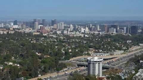 Los Angeles - 405 Freeway 스톡 동영상 102141166