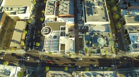 Los Angeles Aerial Beverly Hills Stock Footage