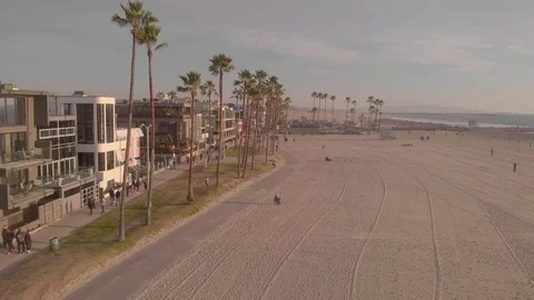 Los Angeles Beach Stock Footage 122355974