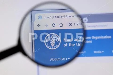 Los Angeles, California, USA - 3 December 2019: Food and Agriculture Organiza Stock Photos