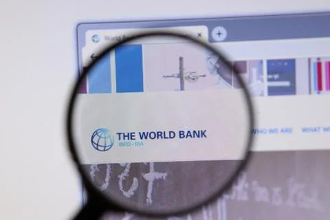 Los Angeles, California, USA - 3 December 2019: World Bank website page. Worl Stock Photos