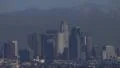 Los Angeles City View 02 Downtown Tilt Up Web Footage