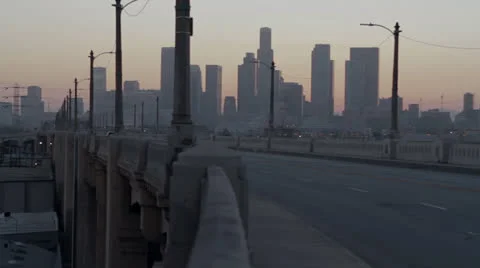 Los Angeles Cityscape Video stock 25860184
