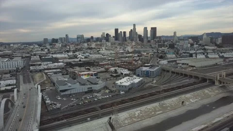 Los Angeles Cityscape Stock Footage 227223868