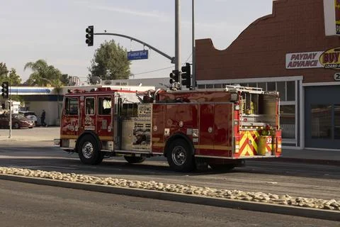 Los Angeles County Fire Engine Stock Photos