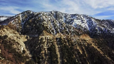 Los Angeles Crest Drone five Stock Footage 230855425