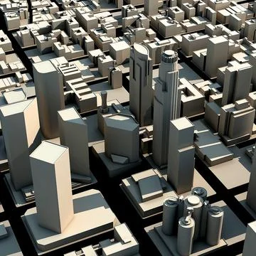 Los Angeles Downtown 3D Model