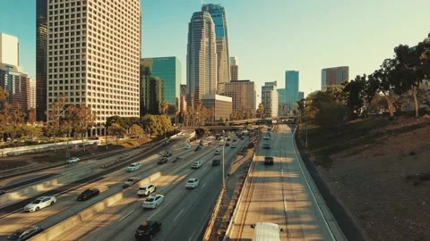 Los Angeles Downtown Stock Footage 201767694