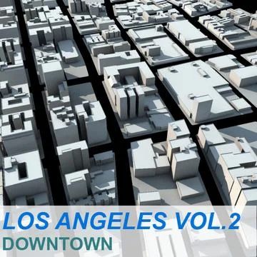 Los Angeles Downtown Vol2 3D Model