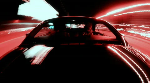 Los Angeles Driving - Front Camera Mount Time Lapse - Clip 2 Stock Footage 712645