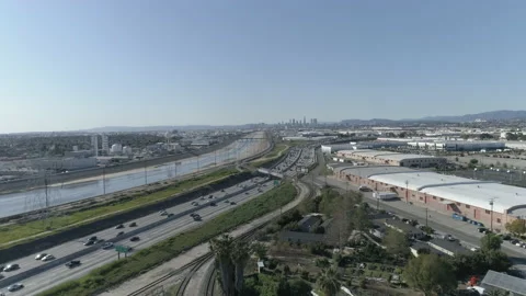 Los Angeles Drone Stock-Footage 209153140