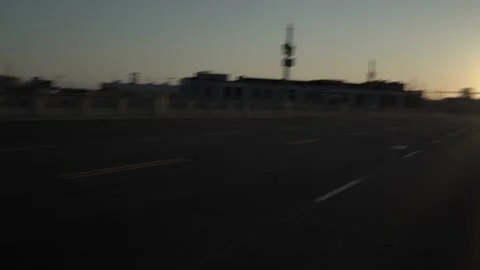 Los Angeles During Quarantine - LA Bridge Stock Footage