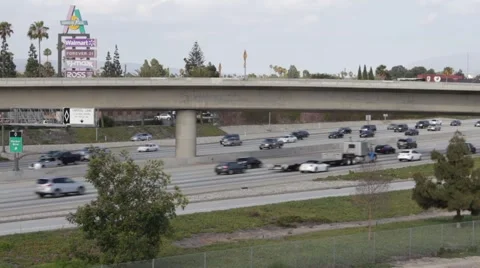 Los Angeles Freeway 6 Stock Footage 50232921