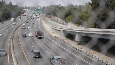 Los Angeles Freeway- Day Video stock 88160352