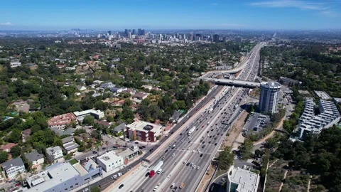 Los Angeles Freeway Stock Footage 204038343