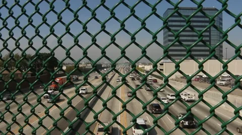 Los Angeles Freeway Traffic Stock Footage 46520157