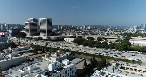 Los Angeles freeway traffic Stock Footage 275629462