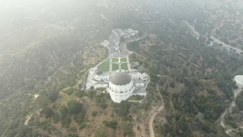 Los angeles griffith Drone Full HD Stock Footage 109326752