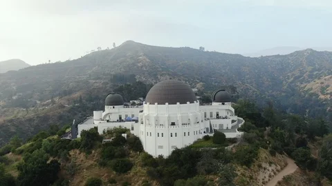 Los angeles griffith Drone Full HD Stock Footage 109326992
