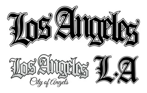 Los Angeles Stock Illustration