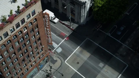 Los Angeles Intersection Daytime Timelapse 4k 動画素材 99365762