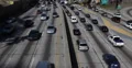 Los Angeles LA US Route 101 Hollywood Freeway Busy City Street Automobiles Cars 4k or 4k+ Resolution