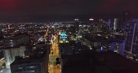 Los Angeles Lights Stock Footage 132153733