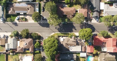 Los Angeles Neighborhood Aerial Stock Footage