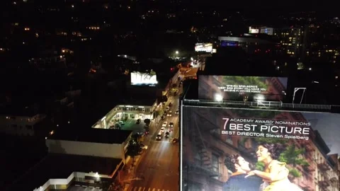 Los Angeles at night Stock Footage 231234092