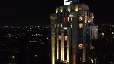 Los Angeles at night Stock Footage 231234226