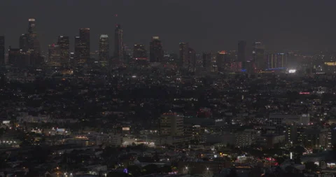 Los Angeles at Night Stock Footage 236176323