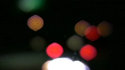 Los Angeles Night Traffic - Blurred Stock Footage